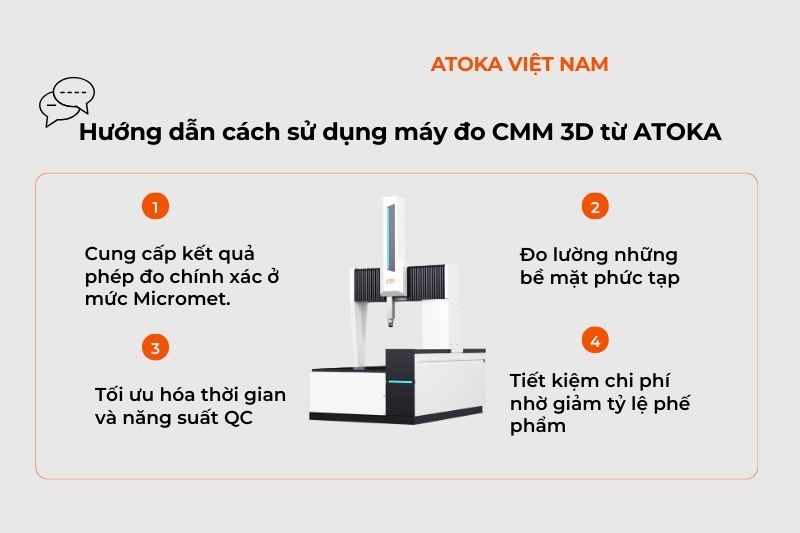 4 lợi ích máy đo CMM 3D mang lại cho doanh nghiệp